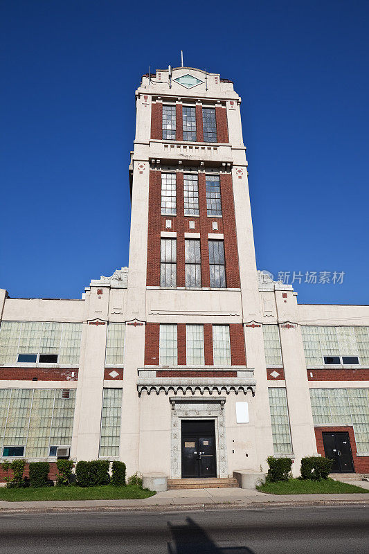 芝加哥Avondale的Vintage Factory Tower